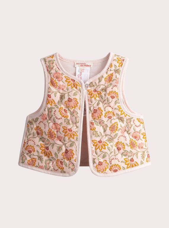 Cardigan imprimé  à fleurs pour bébé fille WILANCAR2 / 25SG0944CARD326