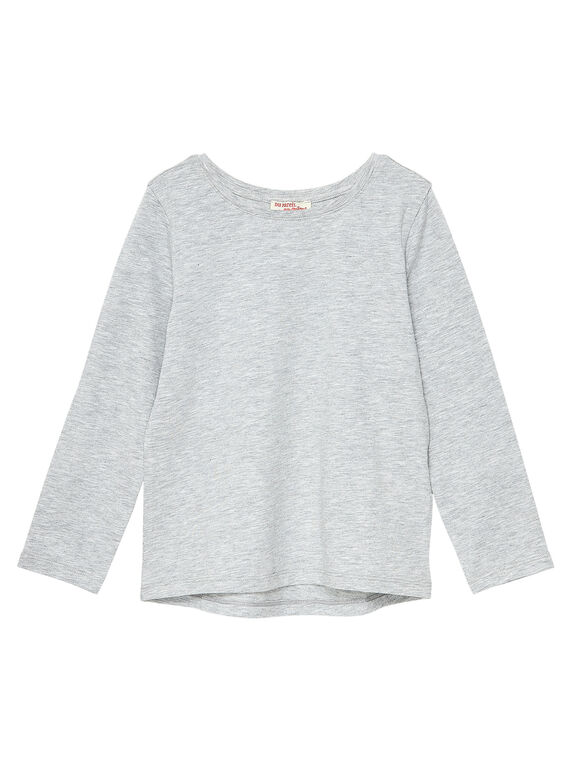 Tee Shirt Manches Longues Gris chiné JAESTEE3 / 20S90164D32943