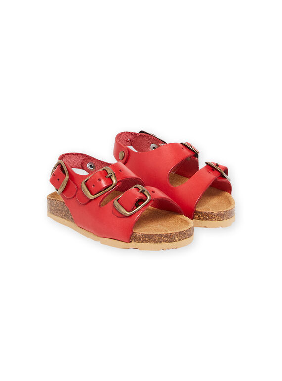 Sandales rouges bébé garçon NUNUEMILE / 22KK3844D0E050