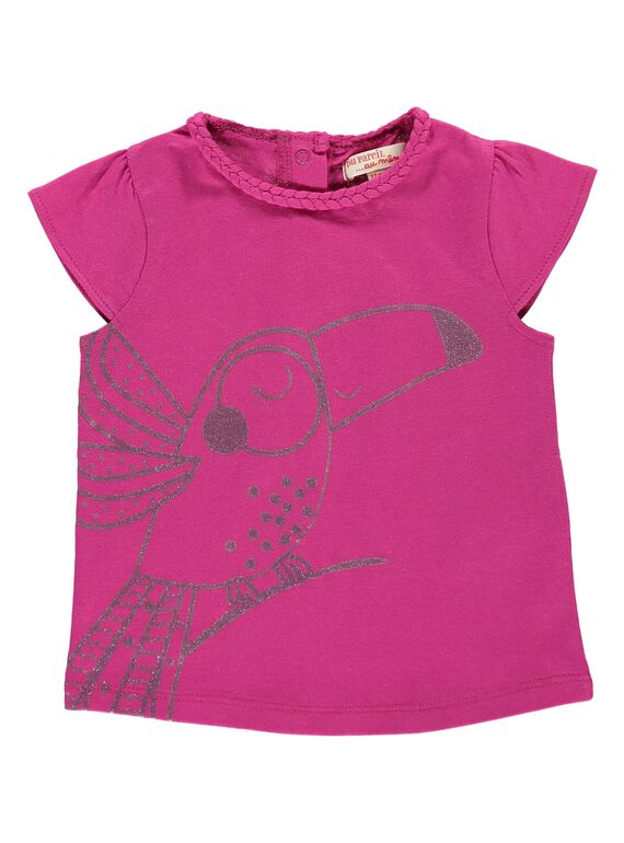 Tee-shirt manches courtes bébé fille CIJOTI10 / 18SG09S4TMC304