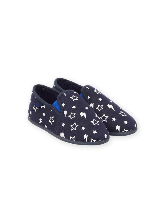 Chausson slip-on à imprimé étoile et éclair phosphorescent POPANTPHOS / 22XK3641D0B070