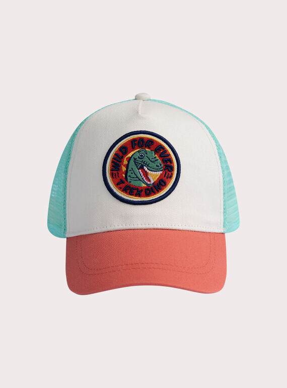 Casquette ivoire motif dinosaure garçon WYOJOCAP2 / 25SI02G1CHA005