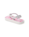 Tongs roses à rayures imprimé pastèque fille LFTONGFRUIT / 21KK3562D01000