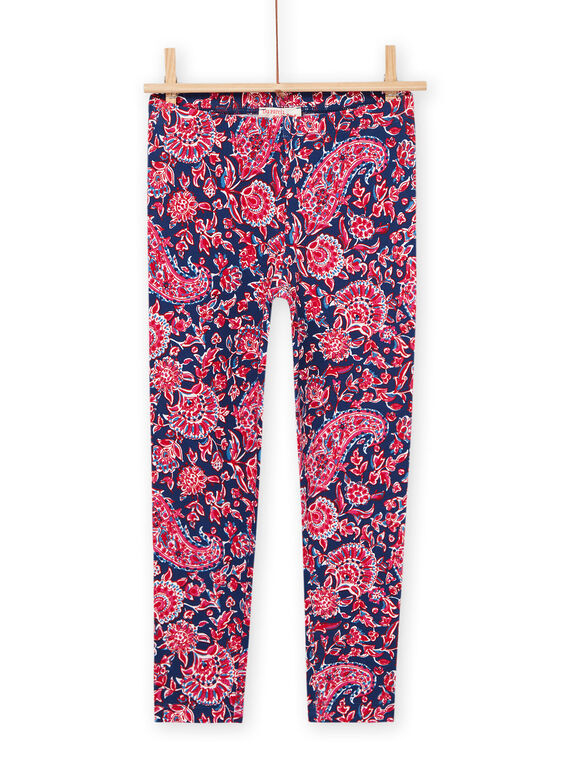 Legging à imprimé fleuri PYAGOLEG2 / 22WI01O2CALC220
