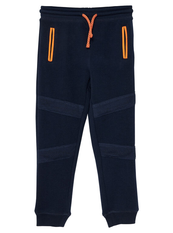 Jogging garçon intérieur tout chaud marine JOVIPAN1 / 20S902D2PAN705