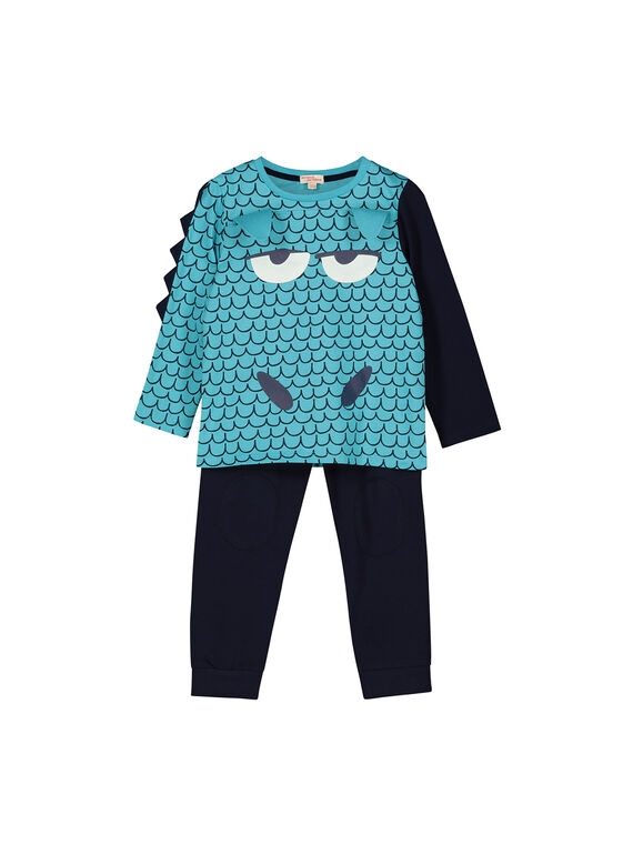 Pyjama  manches longues garçon FEGOPYJDRA / 19SH124DPYJ202