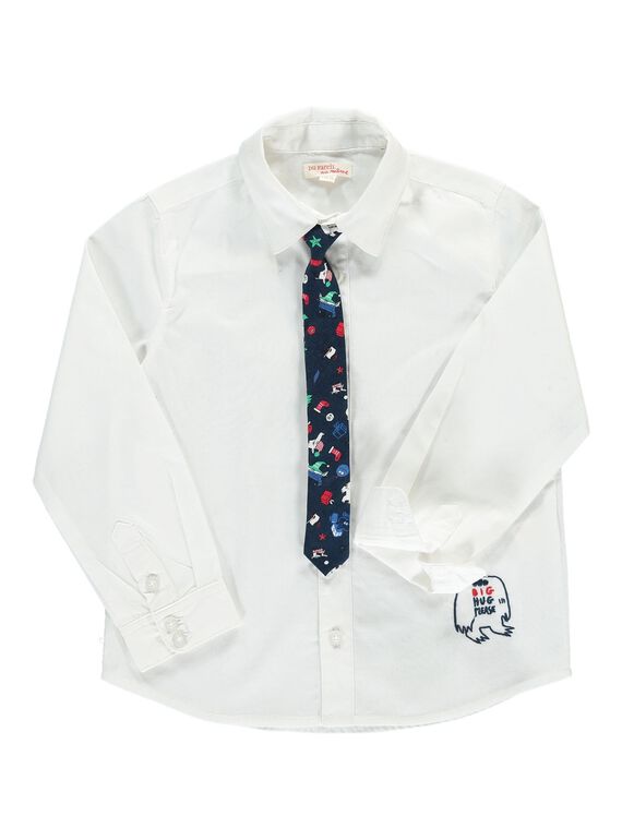 Chemise de Noel garçon DOCRACHEM1 / 18W902R1CHM000