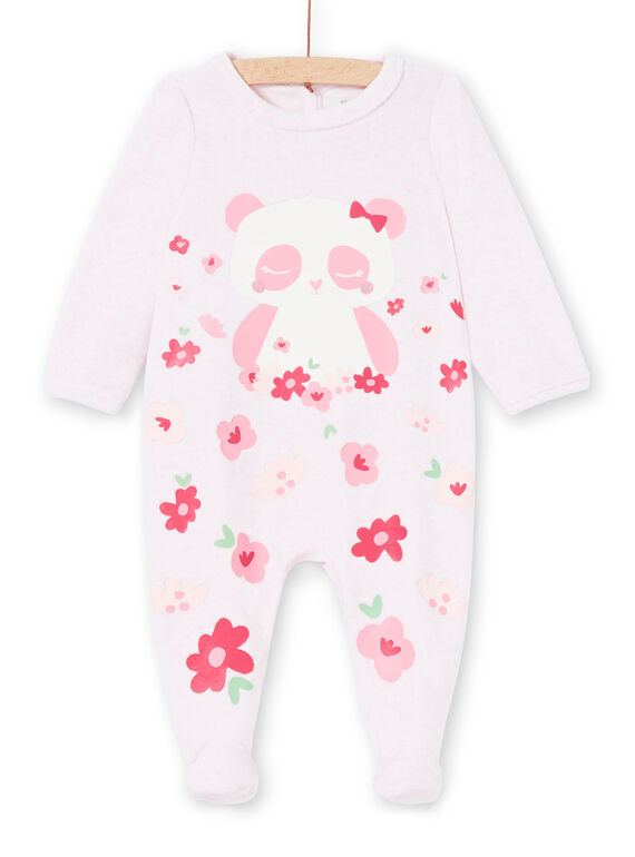 Grenouillère Rose chiné LEFIGRECHA2 / 21SH1359GRED314