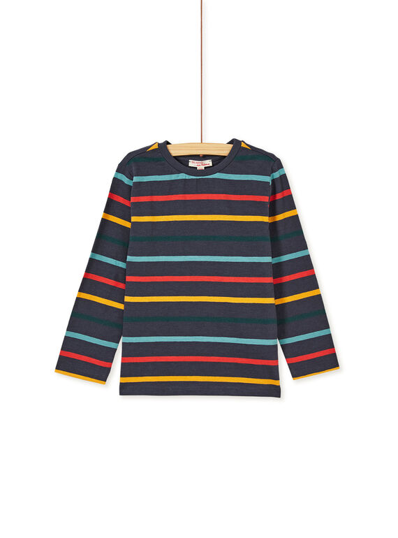 Tee shirt rayé enfant garçon KOBRITEE3 / 20W902F3TMLC204