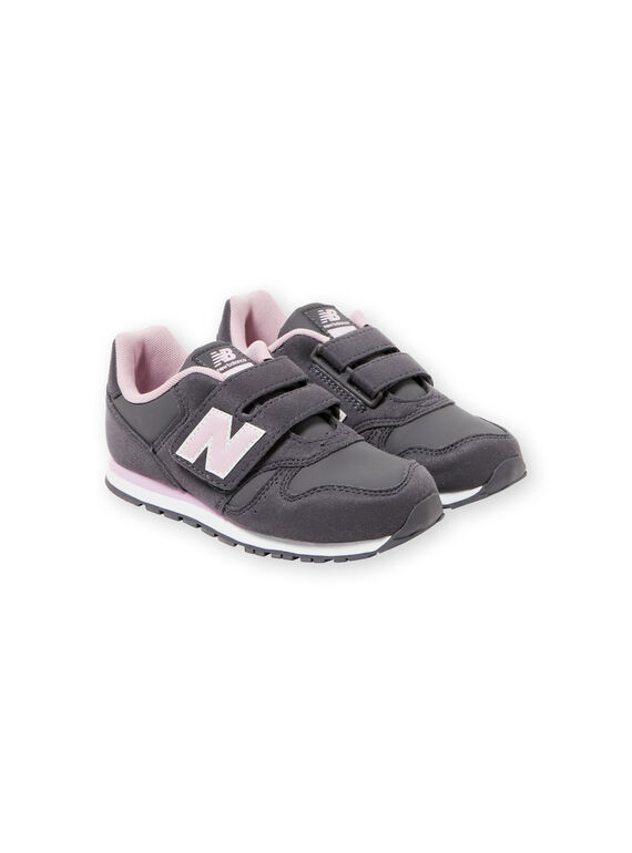 Basket grise enfant fille NEW BALANCE GFYV373MCE / 19WK35P3D37940