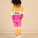 Jogging rose, blanc et orange