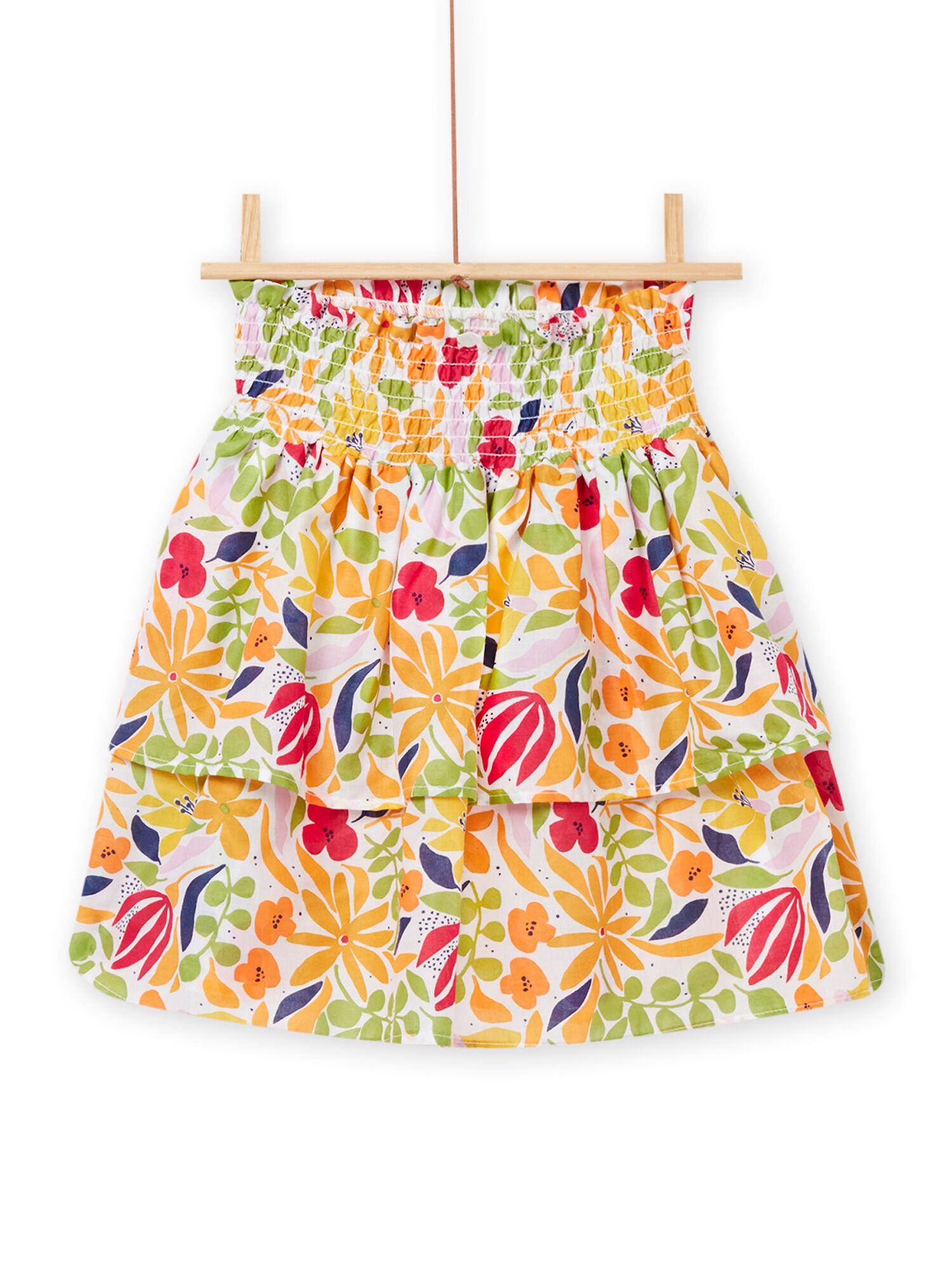 Jupe blanche enfant fille E22 DPAM
