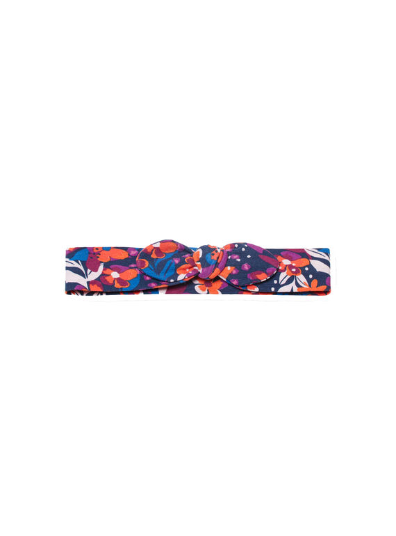 Bandeau imprimé fleuri coloré bébé fille MYIPABAN / 21WI09H1BAND319