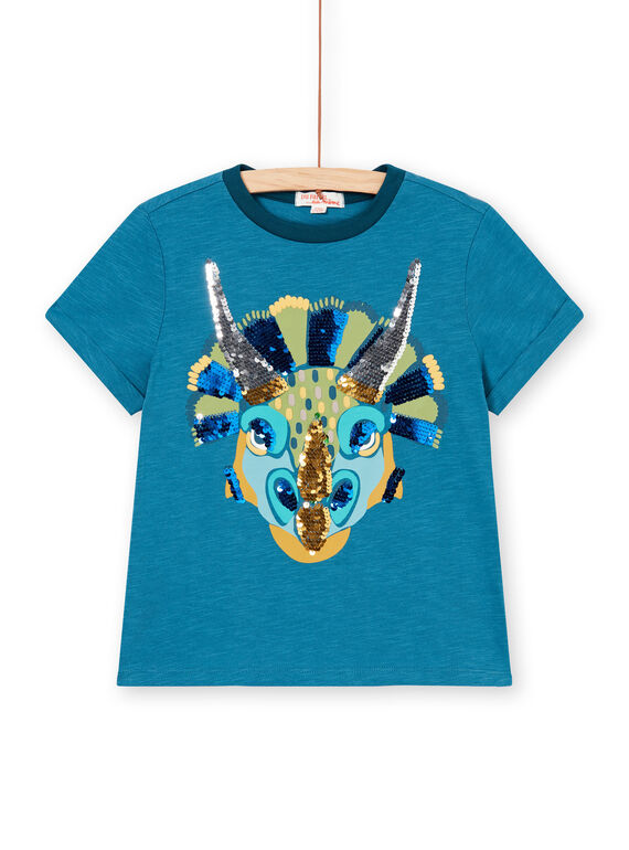 Tee Shirt Manches Courtes Bleu marine LOVERTI5 / 21S902Q3TMC715