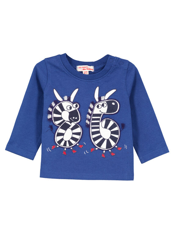 Tee Shirt Manches Longues Bleu GUTRITEE2 / 19WG10J1TMLC221