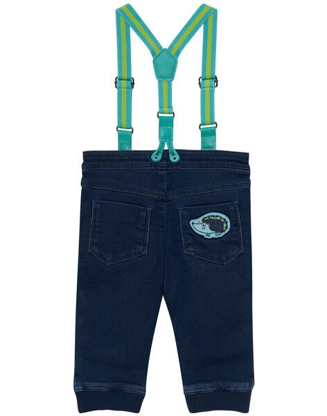 Jean Confortable A Bretelles Bebe Garcon Pantalon Jean Bebe Dpam
