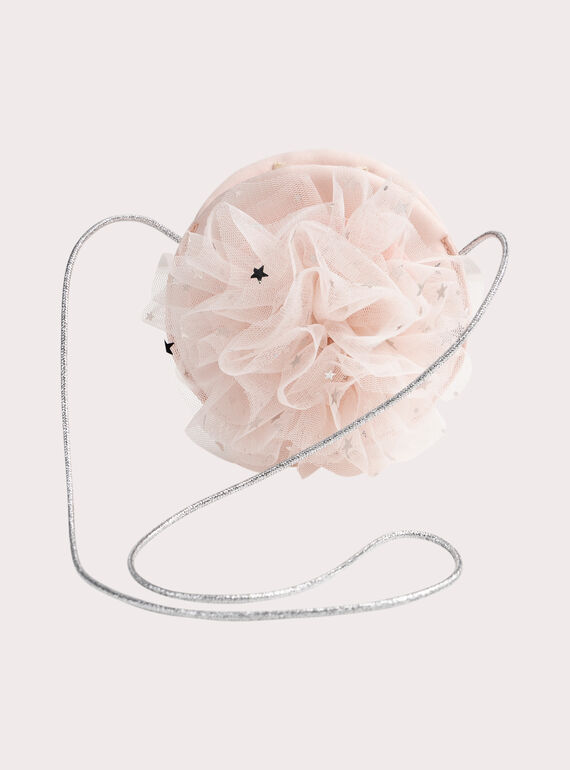 Sac rose à fleur tulle fille WYAMABAG / 25SI0161BESD310