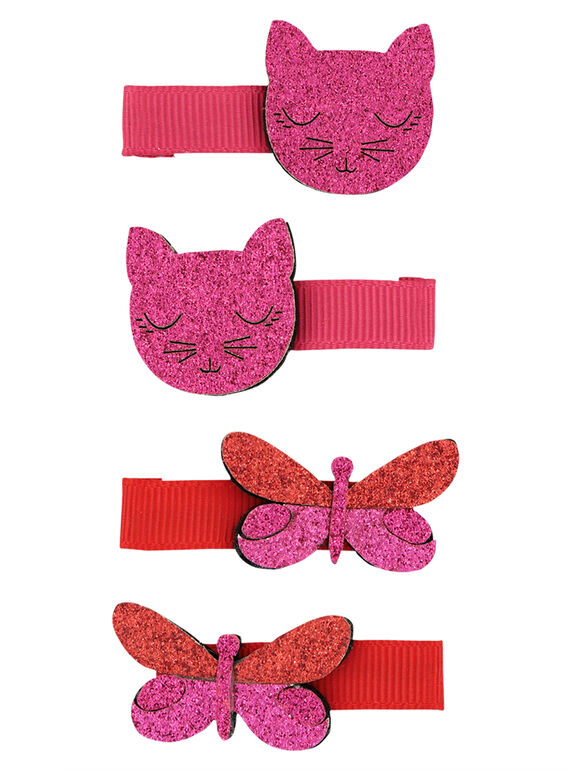 Lot de barrettes pinces fille FYABACLIC1 / 19SI01V8BRT099
