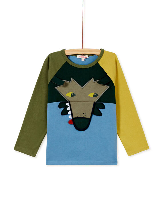 Tee shirt manches longues animé garçon KOBOTEE3 / 20W902N3TMLC233
