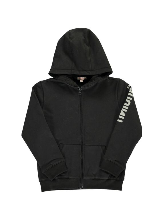Sweat zippé à capuche garçon DOJOGIMOL1 / 18W90231D28090