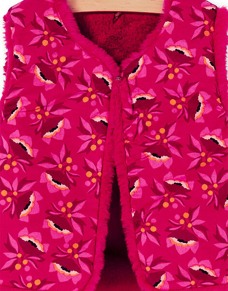 Gilet Sans Manche Reversible Fausse Fourrure Bebe Fille Soldes Bebe Dpam