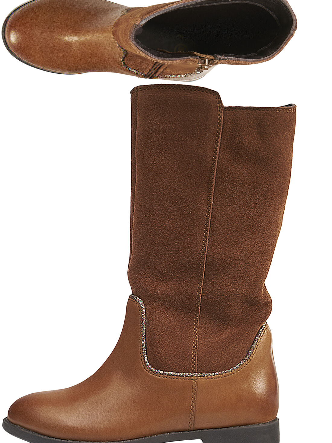 boots camel fille