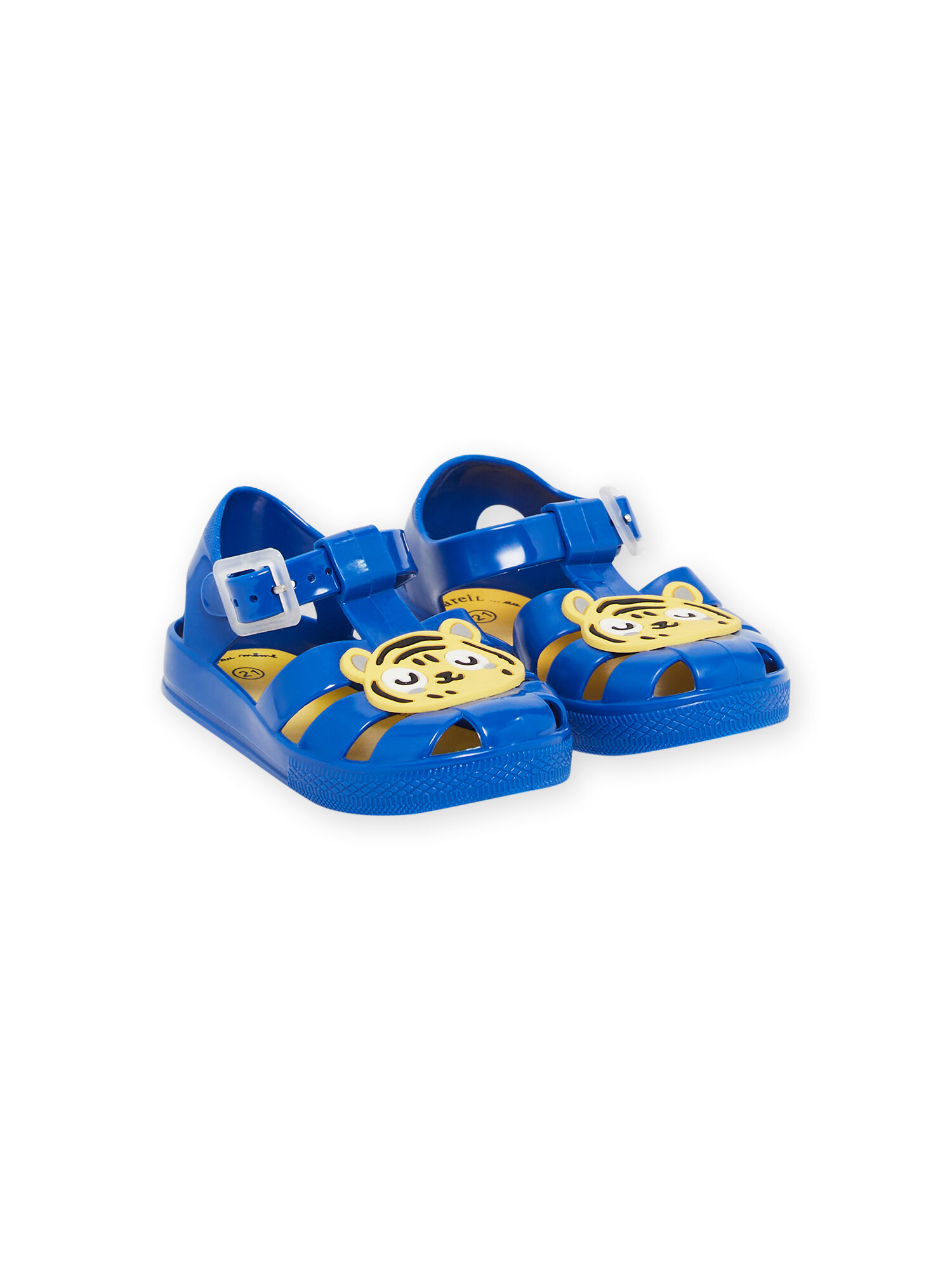 Sandales de plage et bain motif tigre b b gar on Nu pieds