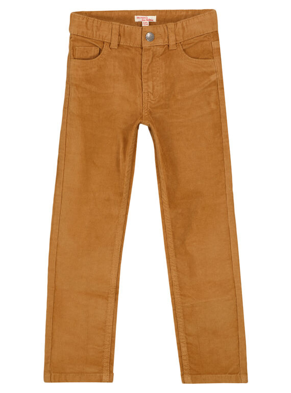 Pantalon En velours Camel Regular GOJOPAVEL7 / 19W902L4D2BI820