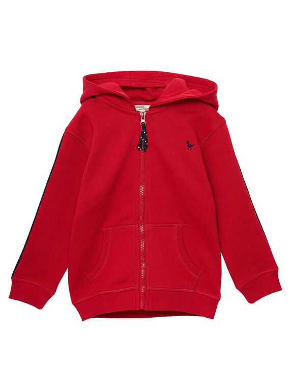 Haut de jogging garçon rouge JOJOJOH4 / 20S90252D33F520