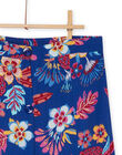 Jupe longue bleue à imprimé exotique Femme Adulte RAMUMJUP1 / 23S993G1JUP720