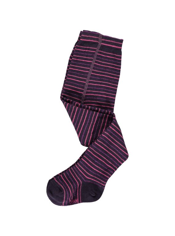 Collant rayé bébé fille DYIVIOCOL / 18WI09H1COL099