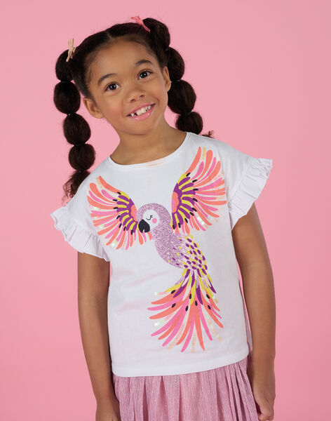 Tee Shirt Manches Courtes Blanc RANEOTI1 / 23S901O4TMC000