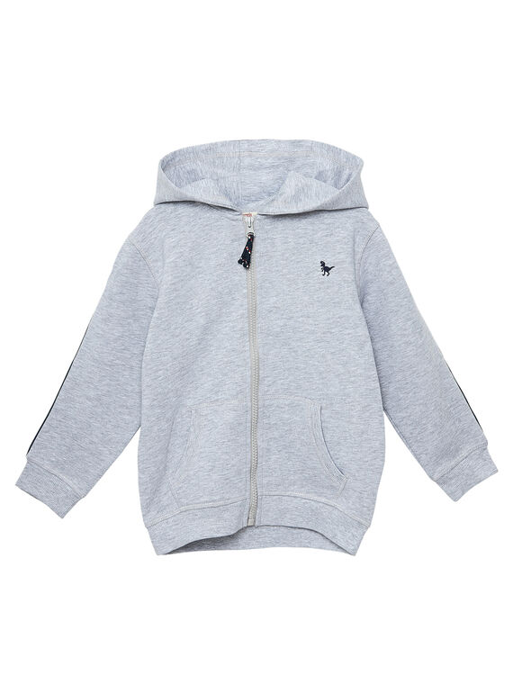 Haut de jogging garçon gris chine JOJOJOH2 / 20S90251D33943
