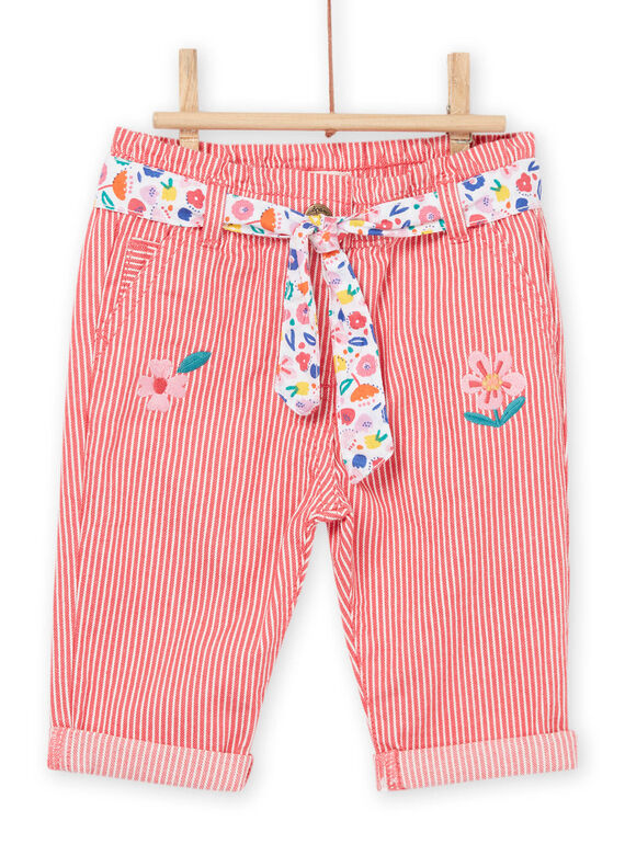Pantalon à rayures ceinturé RINAUPAN / 23SG09N1PAN505