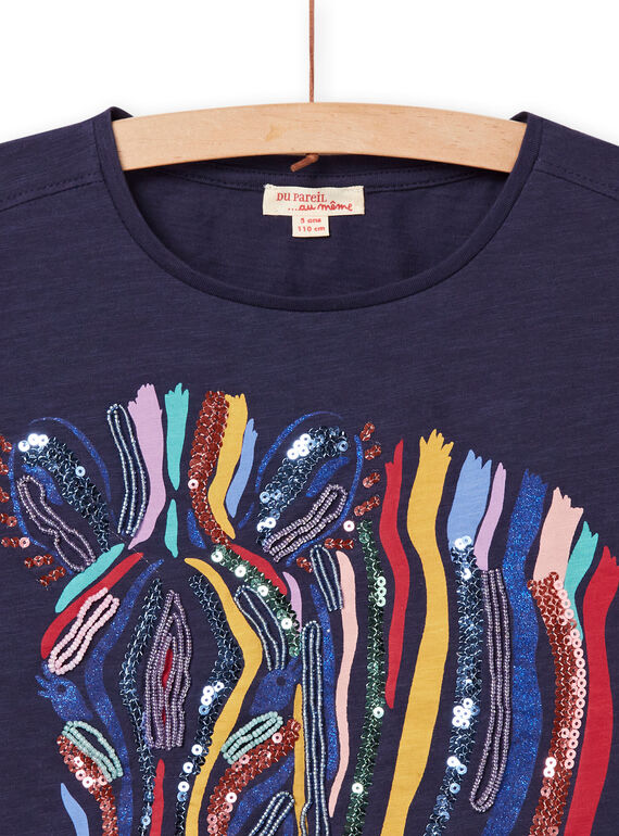 Tee Shirt Manches Courtes Bleu marine NALUTI2 / 22S901P1TMC070