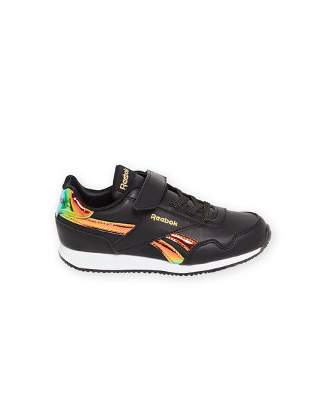 Baskets Reebok noires à détails holographiques enfant fille MAG57518 / 21XK3541D36090