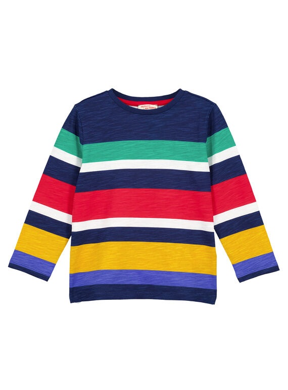 Tshirt rayé manches longues Multico GOMUTEE1 / 19W902F1TML070