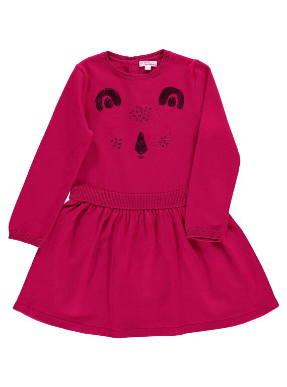 Robe fantaisie fille DAVIOROB4 / 18W901H6ROBD302