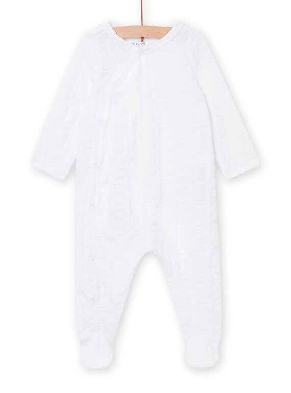 Grenouillère blanche naissance mixte NOU1GRE6 / 22SF0543GRE000