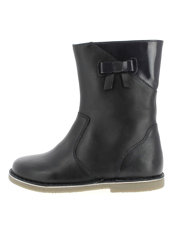 Botte en cuir fille DFBOTTEJU / 18WK35T4D10070
