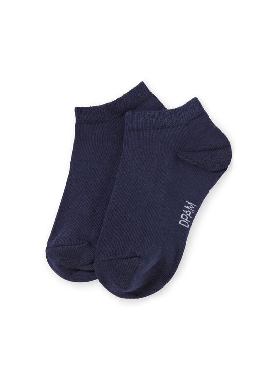 Chaussettes bleu marine enfant garçon LYOESSOQ4 / 21SI0261SOQ070