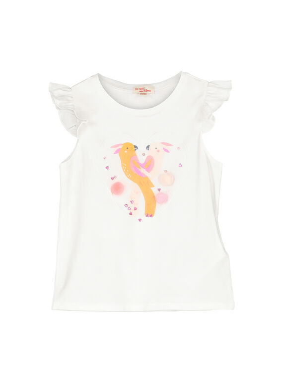 Tee-shirt manches courtes fille FAPOTI3 / 19S901C1TMC000