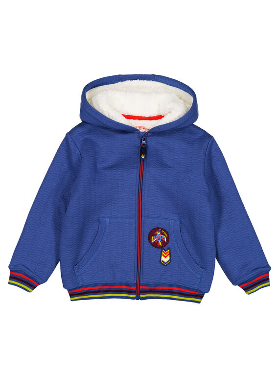 Veste Matelassée et doublée moumoute Bleu GOVIOGIL / 19W902R1GIL622
