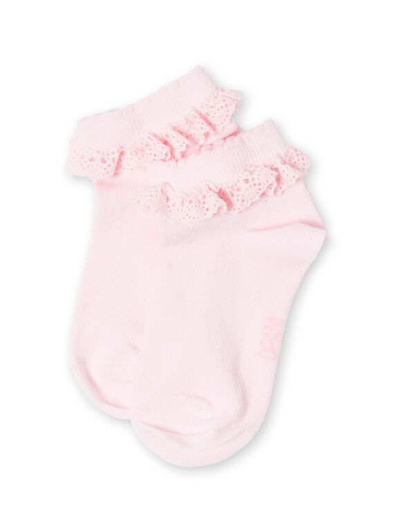 chaussettes layette fille LYIJOSOQDEN2 / 21SI0943SOQD310