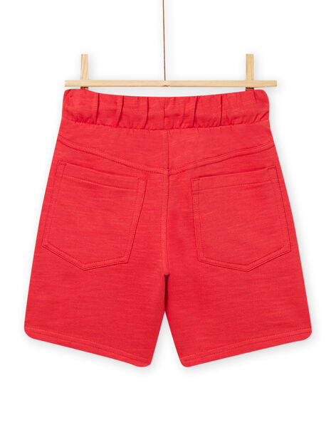 Bermuda rouge enfant garçon NOFLABER2 / 22S902R1BERF517