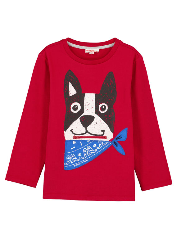 Tshirt Rouge très animé.  GOTRITEE3 / 19W902J2TML050