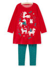 Pyjama de Noël rouge et vert PEFACHUNOE / 22WH1171CHN050