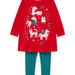 Pyjama de Noël rouge et vert