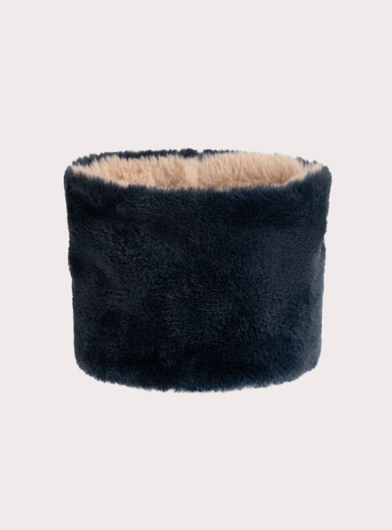 Snood en fausse fourrure réversible pour fille  VYAJOSNOO2 / 24WI01M1SNO070
