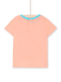 Tee Shirt Manches Courtes Rose fluo LUBONTI3 / 21SG10W2TMCD311